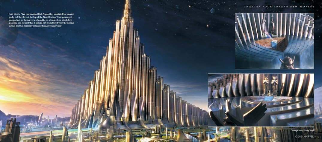 'Marvel Studios' The Infinity Saga - Thor: The Art of the Movie' interior page