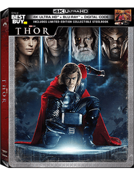 Thor 1 Movie Buy Now Purchase Best Buy Exclusive 4K UHD SteelBook