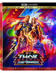 Marvel Studios' Thor: Love and Thunder Movie Buy Now Purchase 4K + Blu-ray + Digital Code