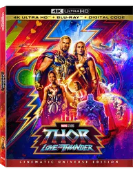 Marvel Studios' Thor: Love and Thunder Movie Buy Now Purchase 4K + Blu-ray + Digital Code