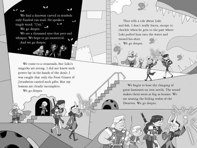 Preview from Thor Quest: Hammers of the Gods.