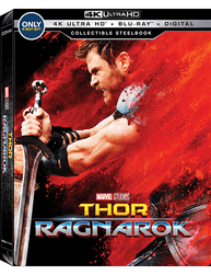 Thor: Ragnarok Movie Best Buy Exclusive 4K UHD SteelBook