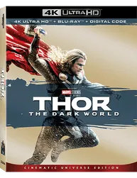 Thor: The Dark World Thor 2 Movie Buy Now Purchase 4K UHD Cinematic Universe Edition