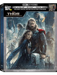 Thor: The Dark World Thor 2 Movie Buy Now Purchase Best Buy Exclusive 4K UHD SteelBook