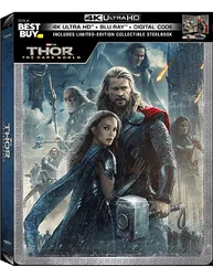 Thor: The Dark World Thor 2 Movie Buy Now Purchase Best Buy Exclusive 4K UHD SteelBook