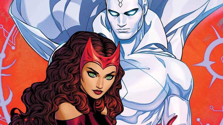 THE VISION & THE SCARLET WITCH (2025) #1 cover by Russell Dauterman