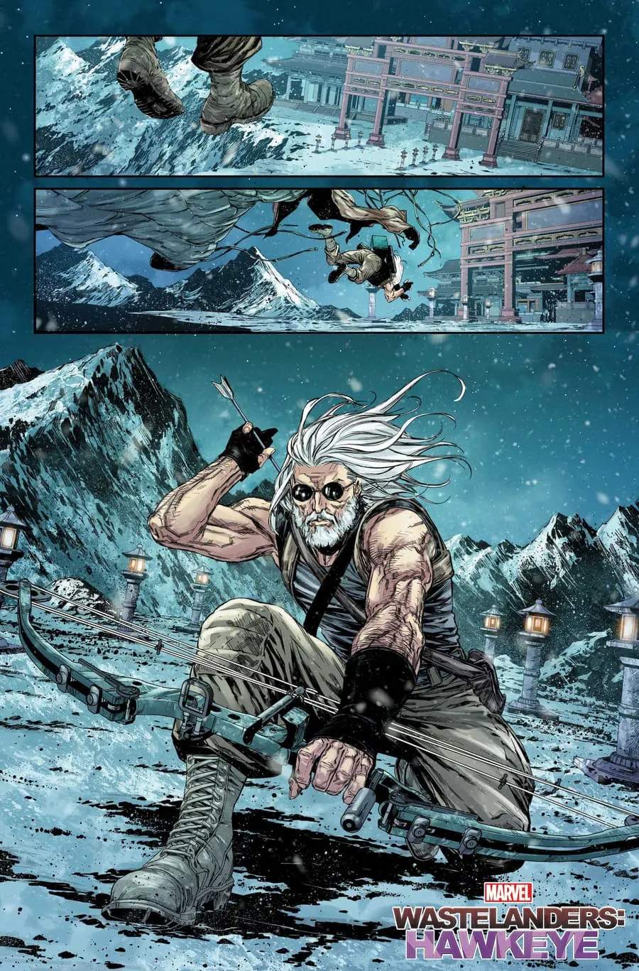 WASTELANDERS: HAWKEYE #1 preview art by Ibraim Roberson with colors by Dijjo Lima