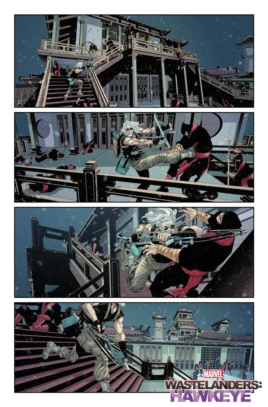 WASTELANDERS: HAWKEYE #1 preview art by Ibraim Roberson with colors by Dijjo Lima