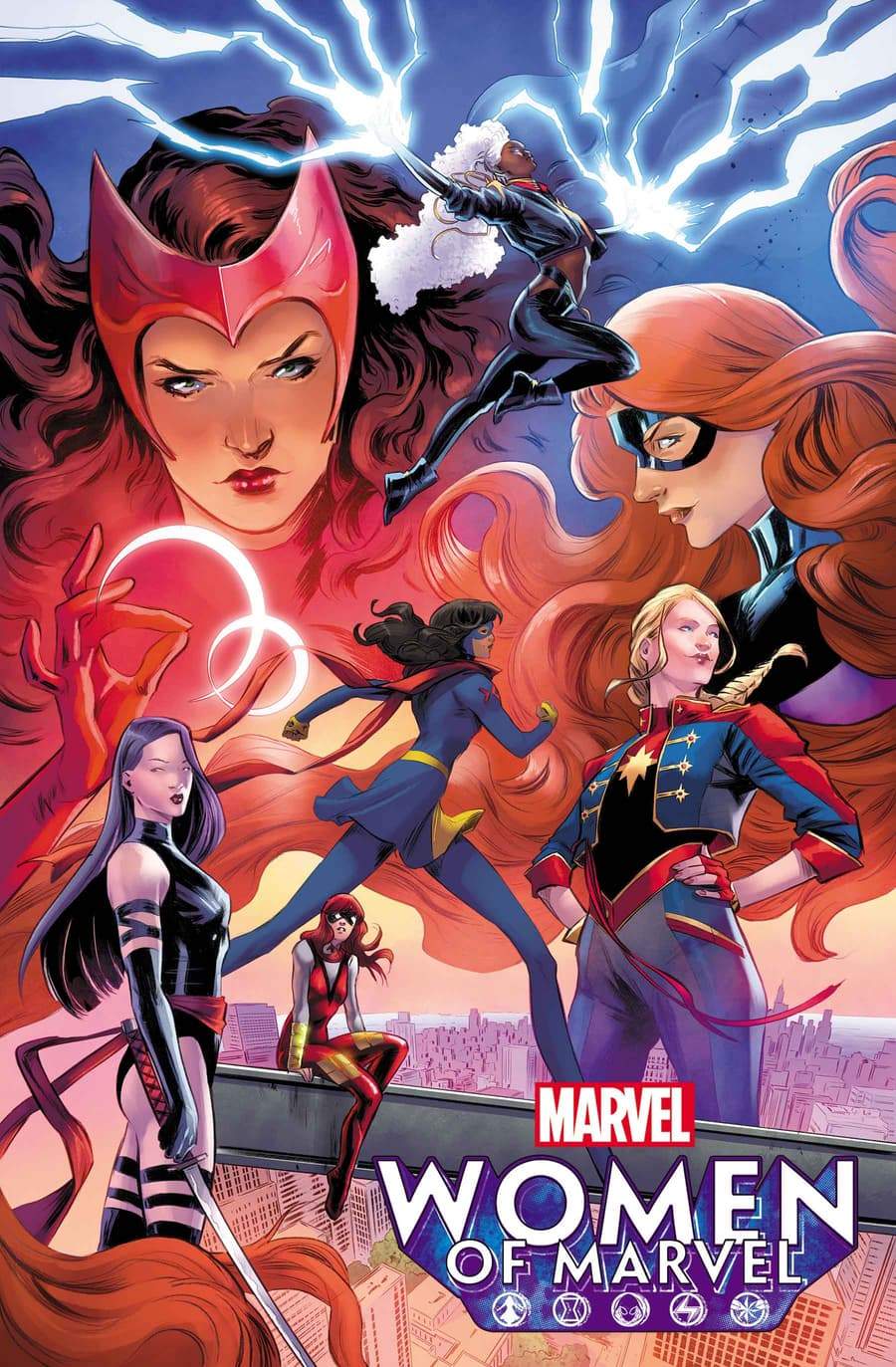 WOMEN OF MARVEL (2024) #1 cover by Carmen Carnero