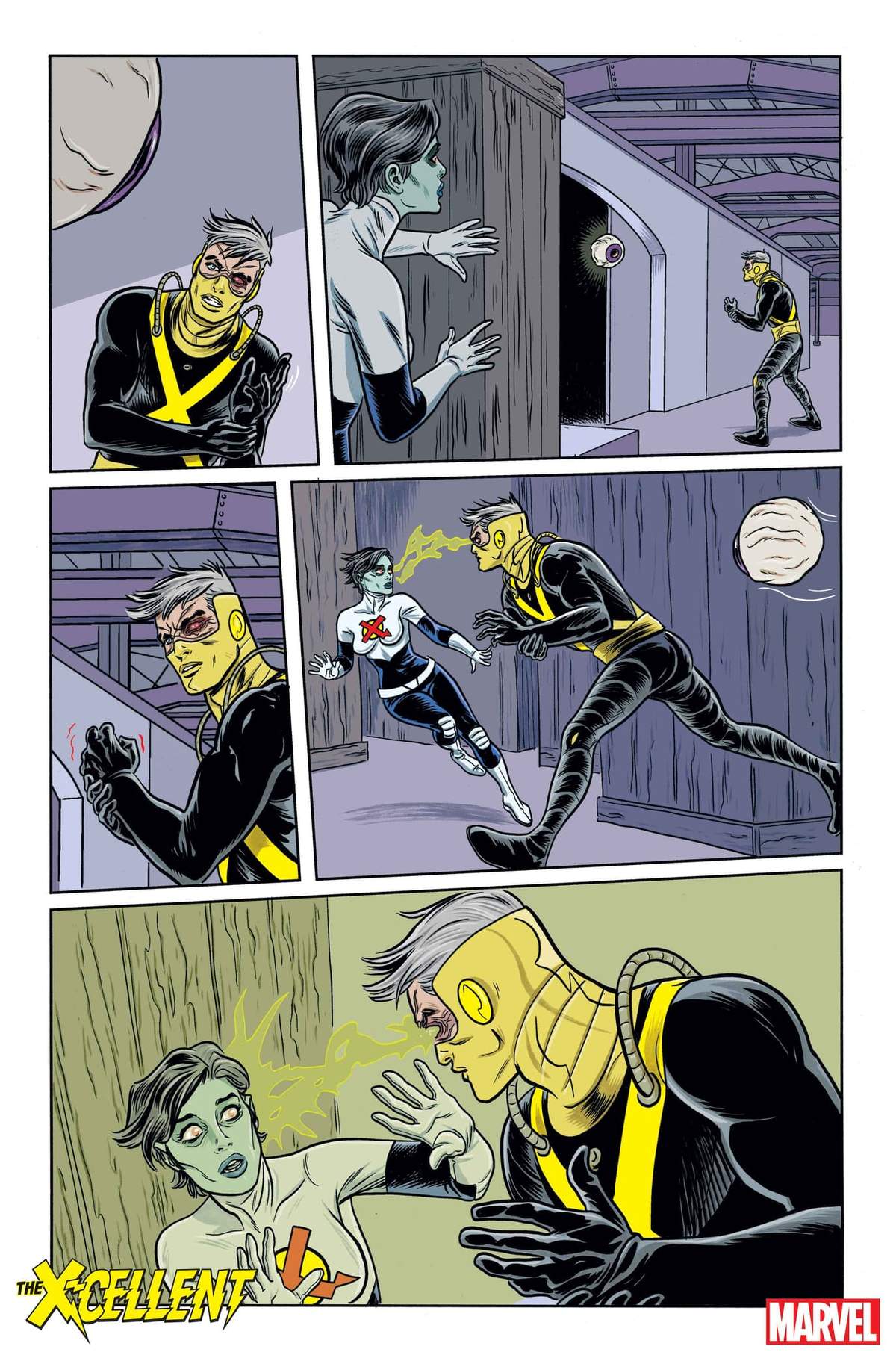 THE X-CELLENT (2023) #1 artwork by Michael Allred and Laura Allred