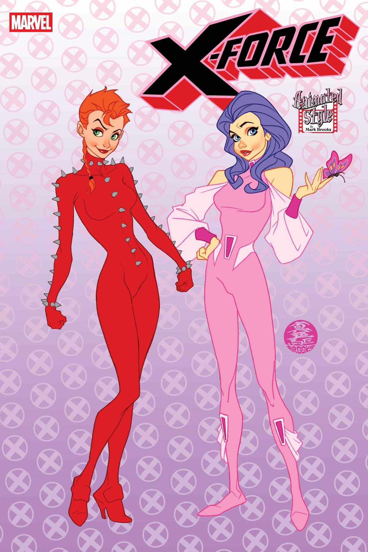 X-FORCE #8 Animated-Style Variant Cover by Mark Brooks