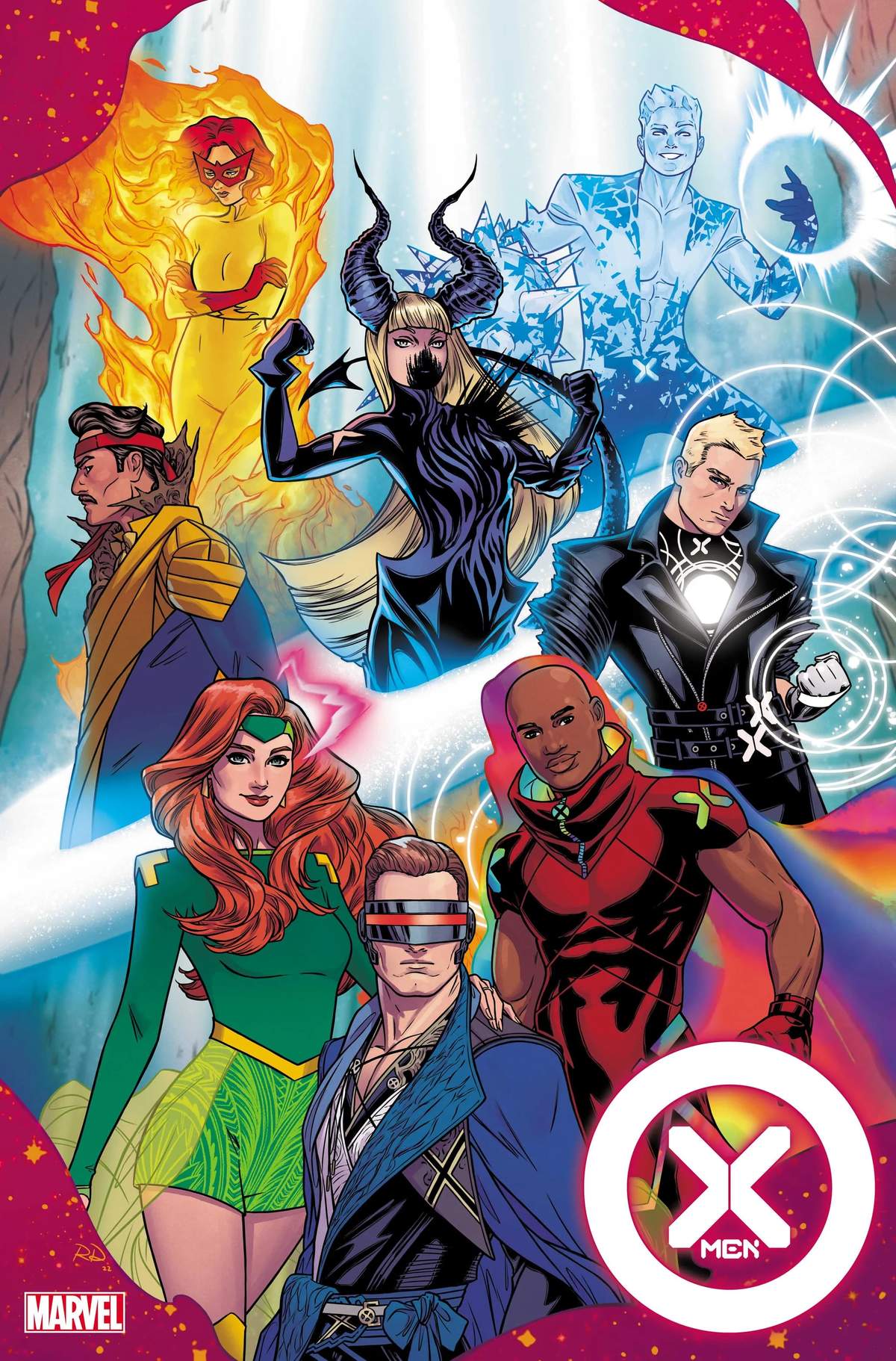 X-Men #13 cover art by RUSSELL DAUTERMAN