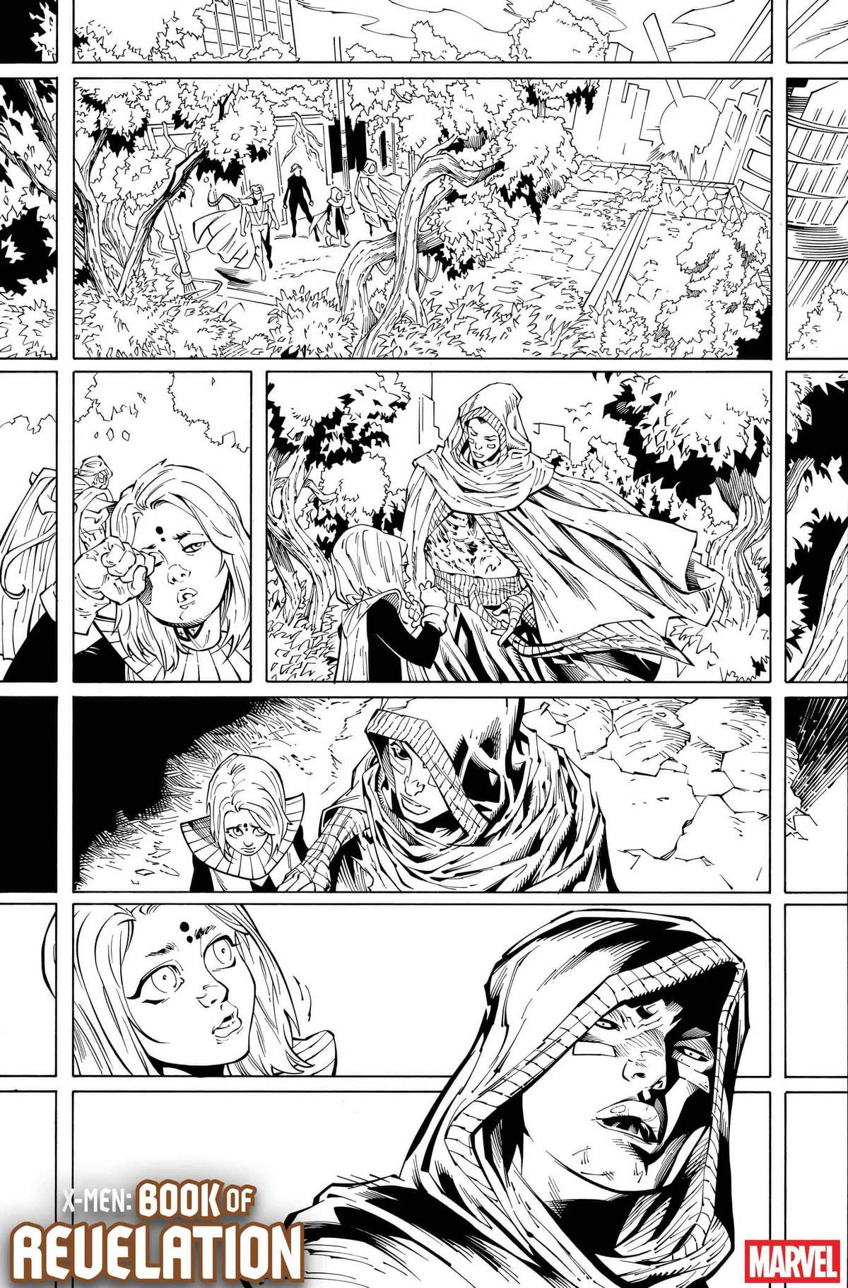 X-MEN: BOOK OF REVELATION #1 Art by NETHO DIAZ