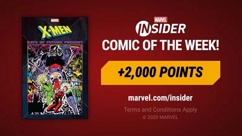 Earn Points for Marvel Insider This Week with X-Men: Days of Future Present