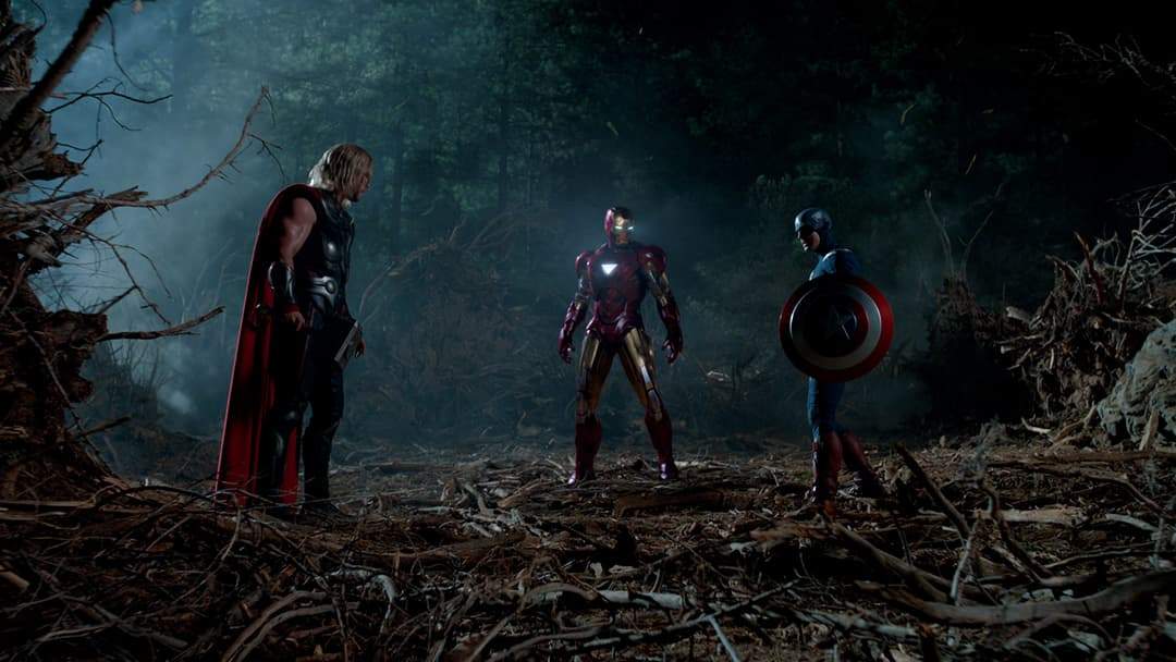 Thor, Iron Man, Captain America