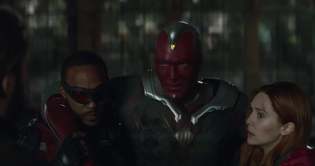 Falcon, Vision and Scarlet Witch