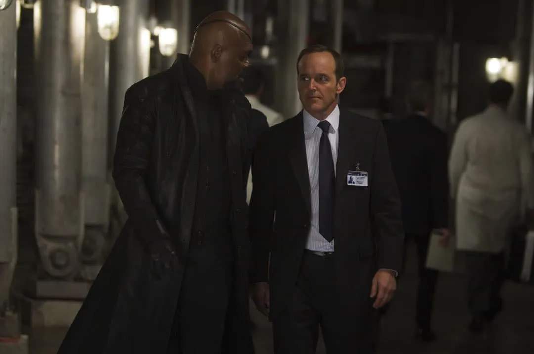 Nick Fury and Phil Coulson