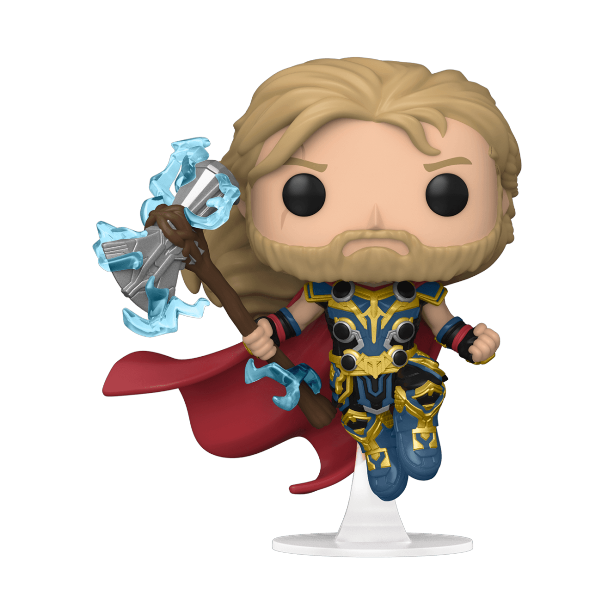 Thor Funko / shop it <a href=https://www.entertainmentearth.com/product/FU62421?gclid=Cj0KCQjw5ZSWBhCVARIsALERCvyLV0sXPnuXg0L1xaqhOIXzFrMbKQiff3J_eNcNZeLGB5gjdPrJ0zQaAnWgEALw_wcB>here</a>
