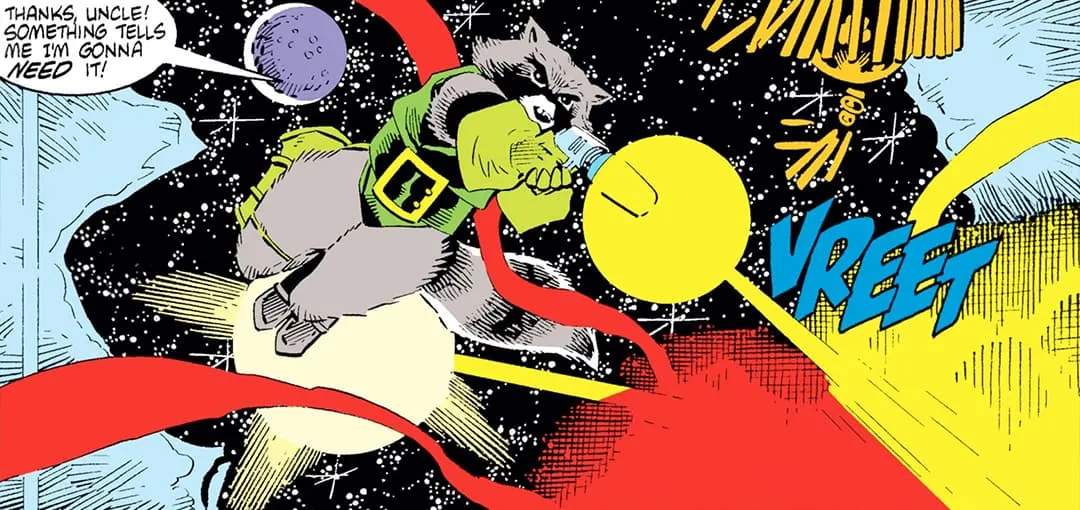 Rocket Raccoon In Comics Full Report Page Divider