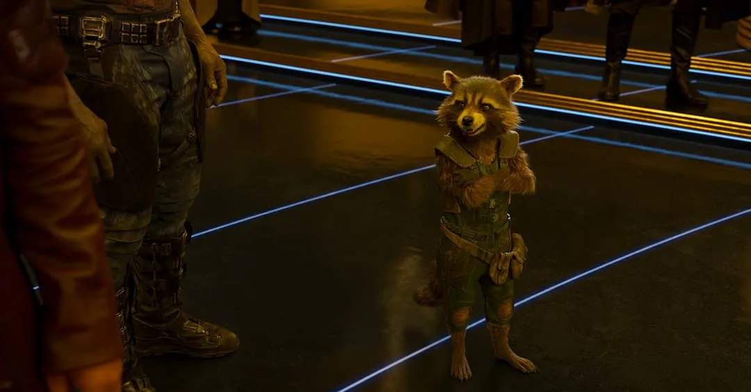 Rocket Raccoon in Uniform