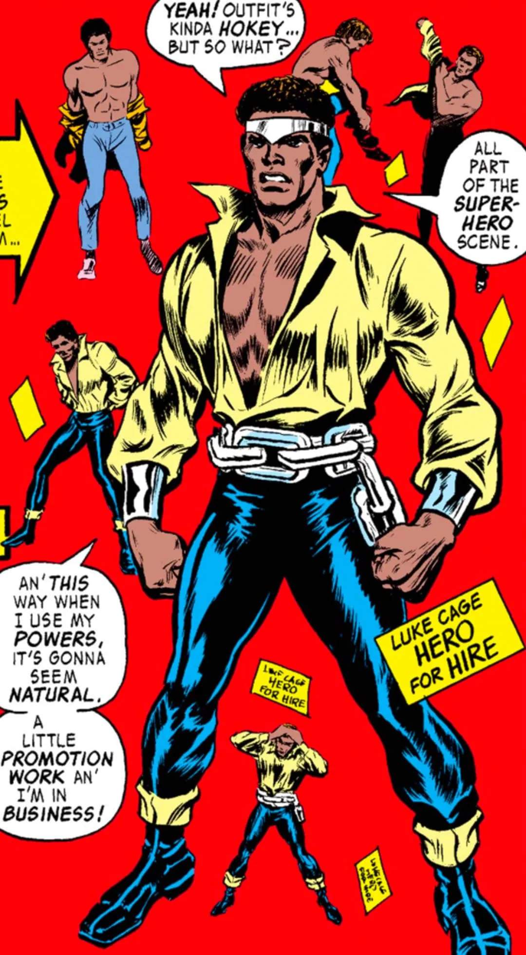 Luke becoming the Hero for Hire