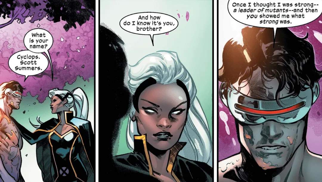 Storm welcoming Cyclops back to life