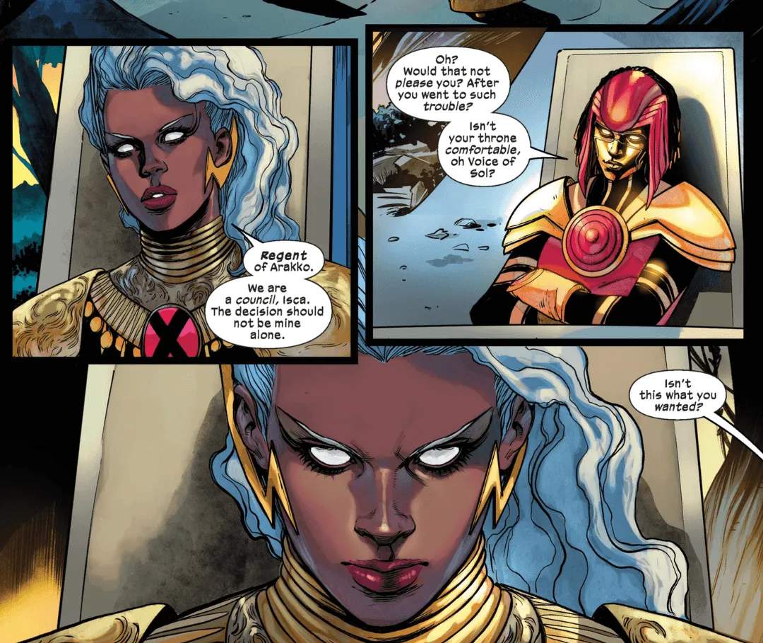 Storm as Regent of Arakko and the Voice of Sol
