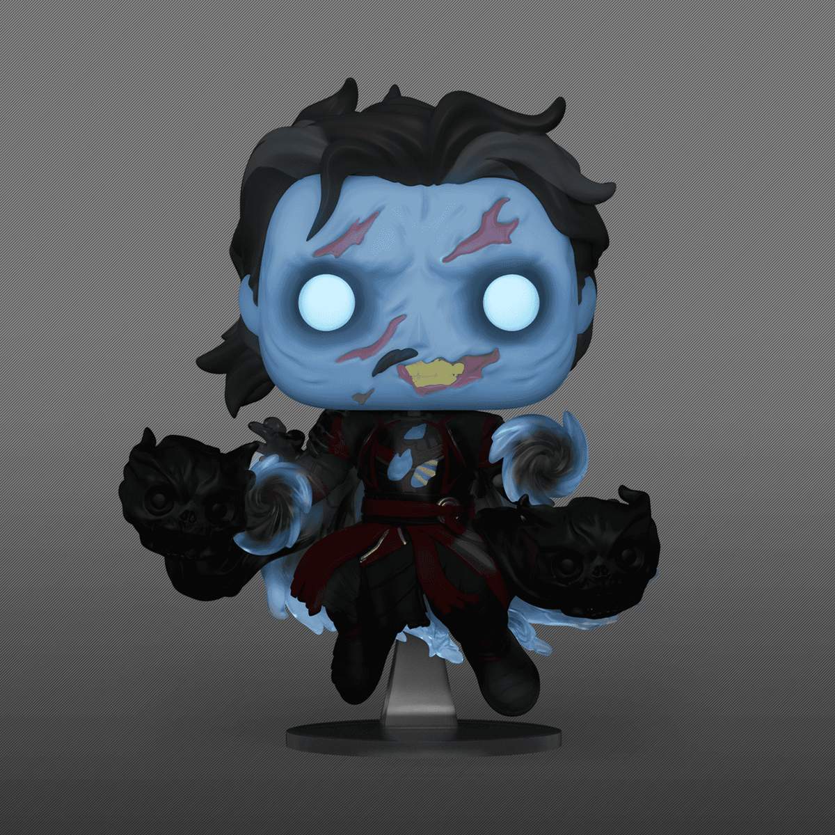 Dead Strange Funko / shop it <a href=https://www.hottopic.com/product/funko-marvel-doctor-strange-in-the-multiverse-of-madness-pop-dead-strange-glow-in-the-dark-vinyl-bobble-head-hot-topic-exclusive/17147921.html>here</a>