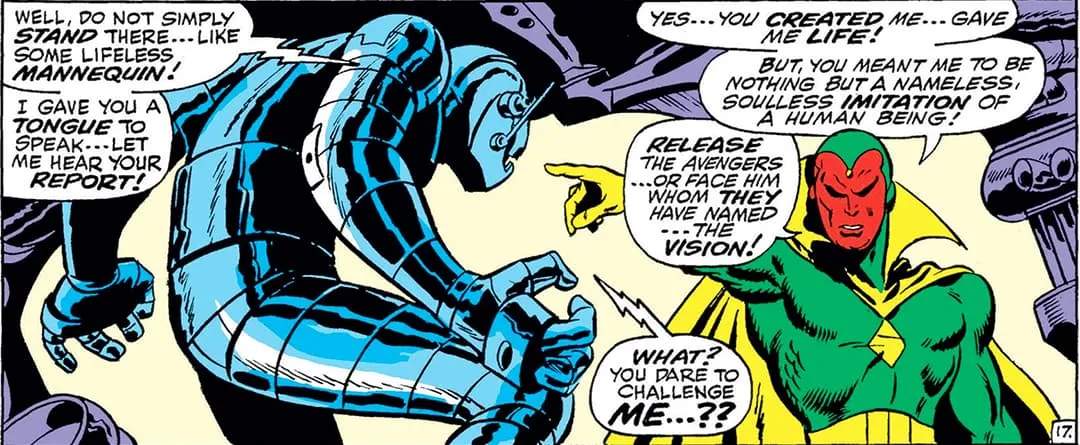 Ultron Comic Panel