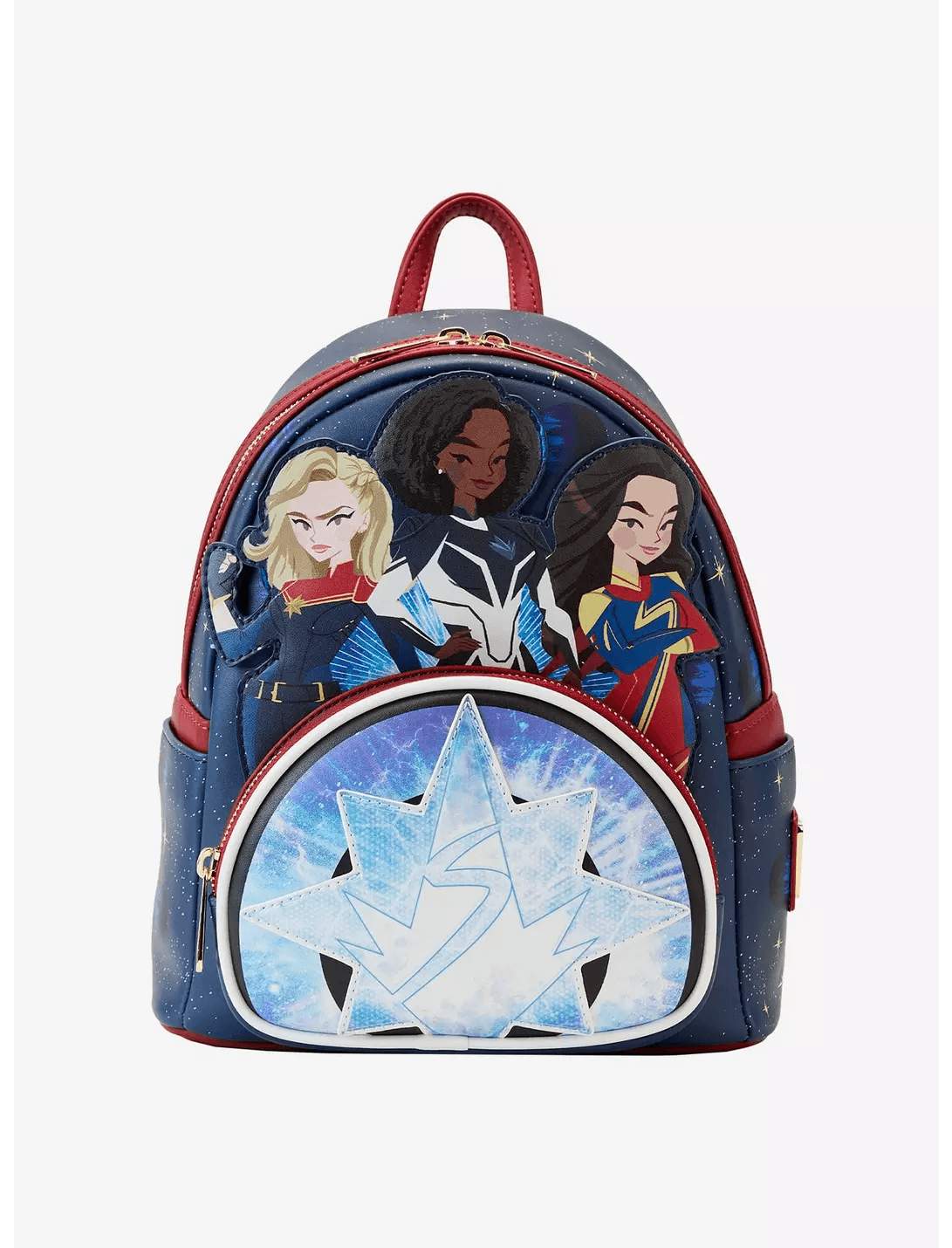 Her Universe Captain Marvel Loungefly Marvel The Marvels Characters Mini Backpack