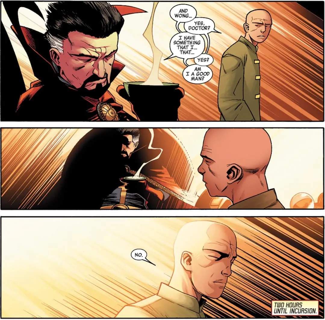 Wong loses faith in Strange