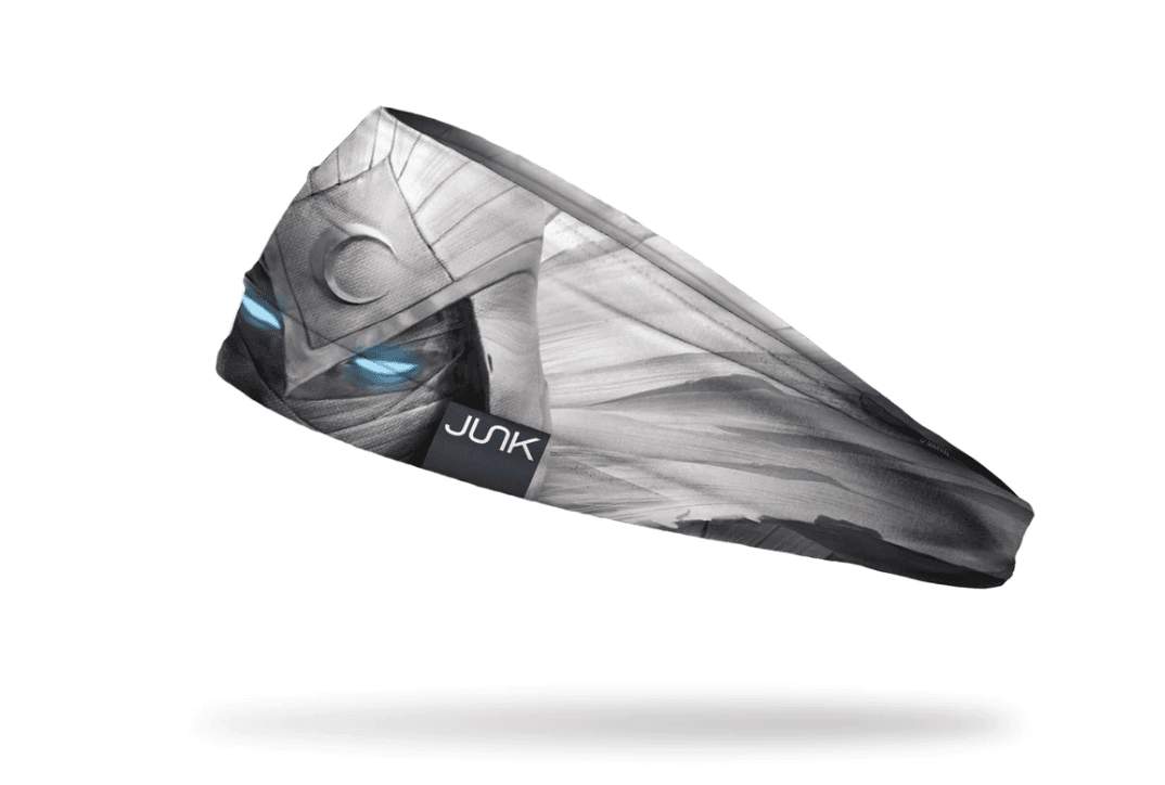 Moon Knight Avatar headband / shop it <a href=https://www.junkbrands.com/products/moon-knight-avatar-headband>here</a>