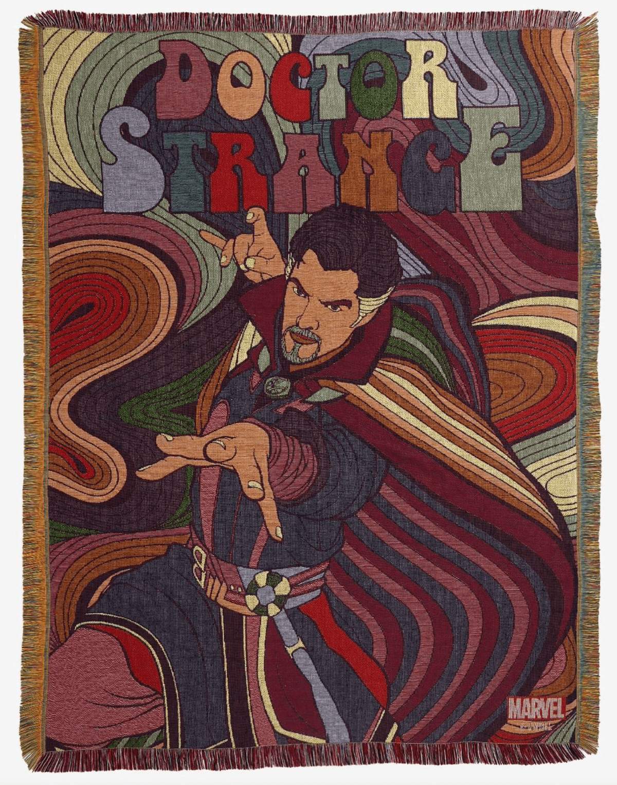 Spellcasting Tapestry Throw / shop it <a href=https://www.boxlunch.com/product/marvel-doctor-strange-in-the-multiverse-of-madness-spellcasting-tapestry-throw/17395170.html>here</a>