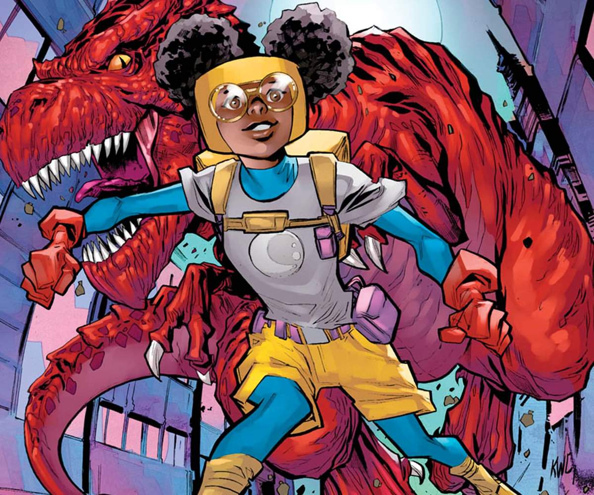 MOON GIRL AND DEVIL DINOSAUR (2022) #1 cover by Ken Lashley and Rain Beredo