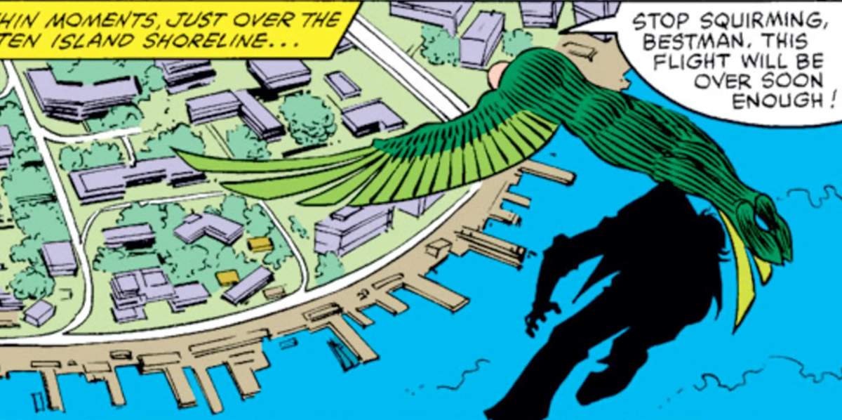 Vulture flies!