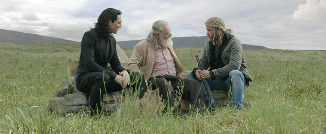 Odin with Thor (Thor Odinson) and Loki
