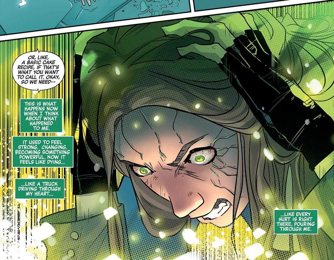 Jennifer struggles with her life after losing Bruce. 