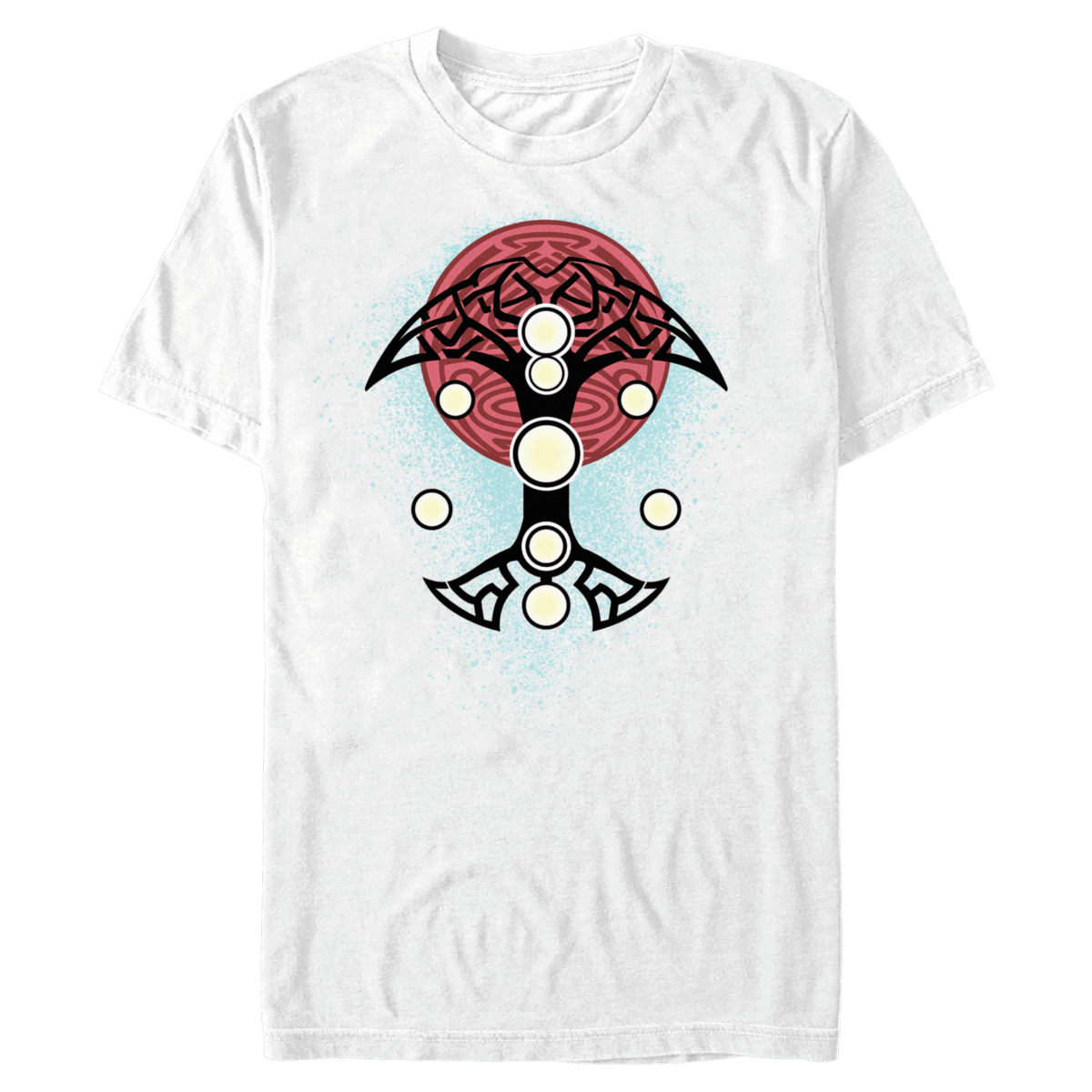 Blue Splatter t-shirt / shop it <a href=https://www.hottopic.com/product/marvel-thor-love-and-thunder-blue-splatter-t-shirt/19106000.html>here</a>