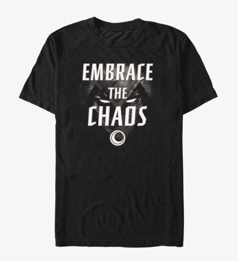 Moon Knight Glowing Eyes t-shirt / shop it <a href=https://www.amazon.com/Marvel-Knight-Embrace-Glowing-T-Shirt/dp/B09TX3GXPL>here</a>