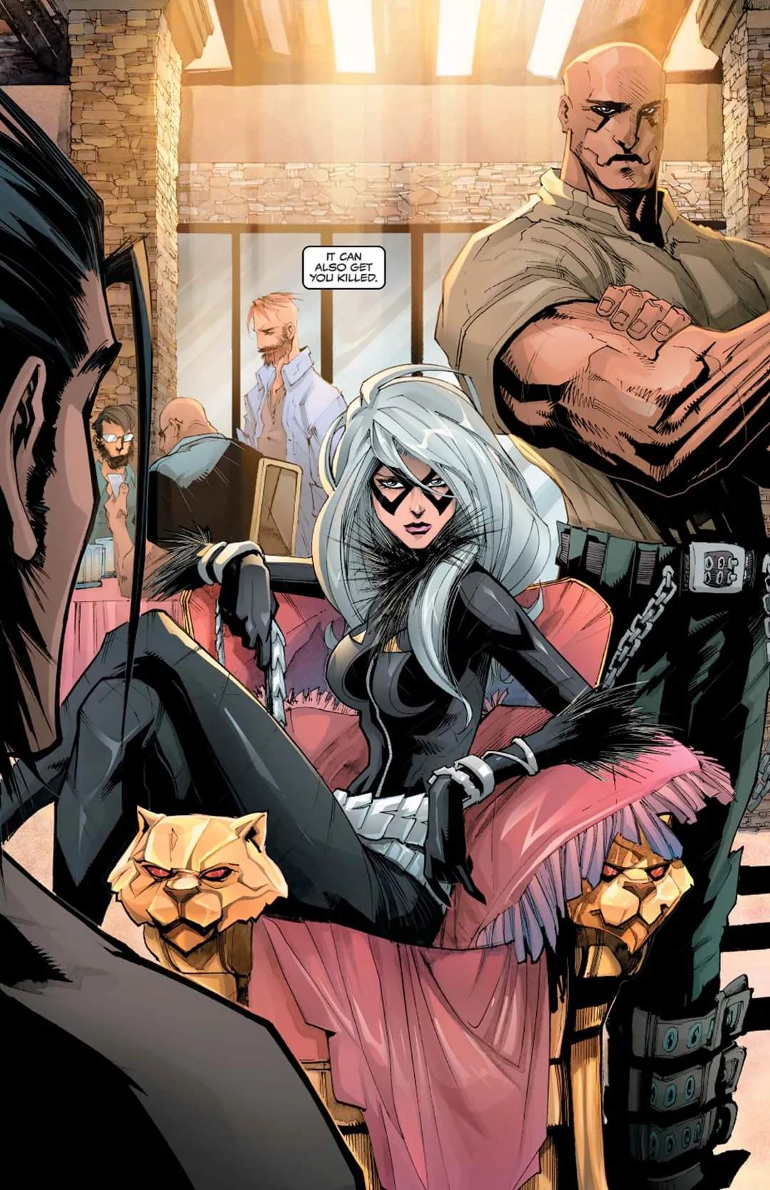Black Cat Makes a Threat