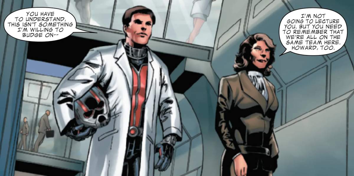 Hank Pym in the lab