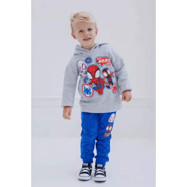 Marvel Spidey and his Amazing Friends Fleece Pullover Hoodie and Pants Outfit Set Toddler