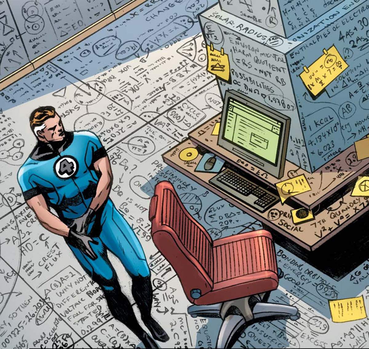 FANTASTIC FOUR (1998) #570 by Jonathan Hickman and Dale Eaglesham