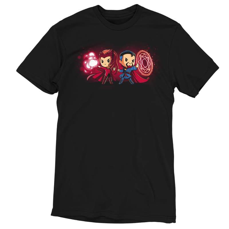 Doctor Strange and Wanda t-shirt / shop it <a href=https://www.teeturtle.com/>here</a>