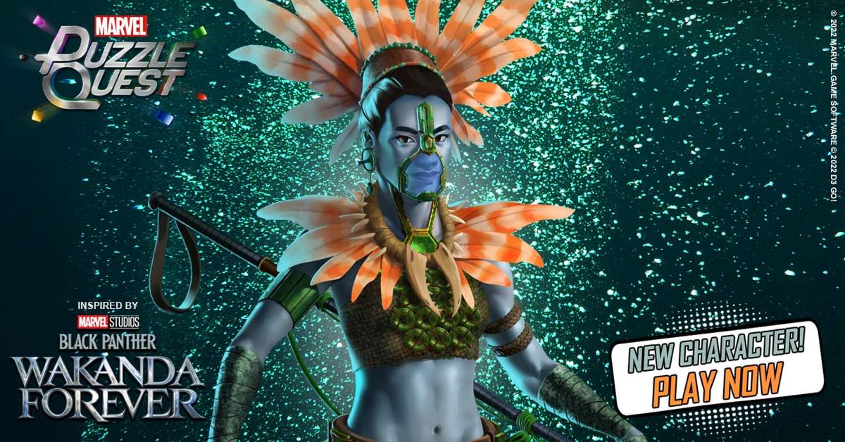 Namora (Origin) joins MARVEL Puzzle Quest