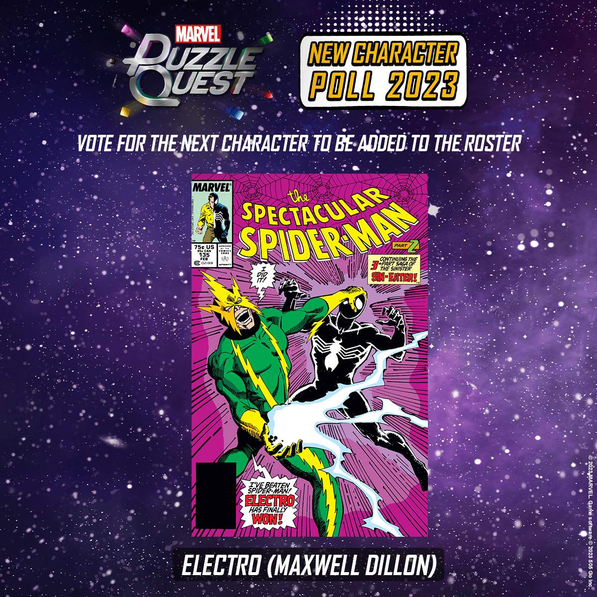 MARVEL Puzzle Quest Electro (Maxwell Dillon)