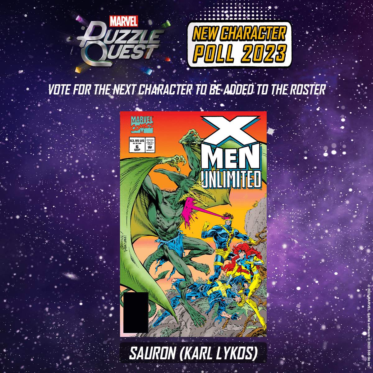 MARVEL Puzzle Quest Sauron (Karl Lykos)