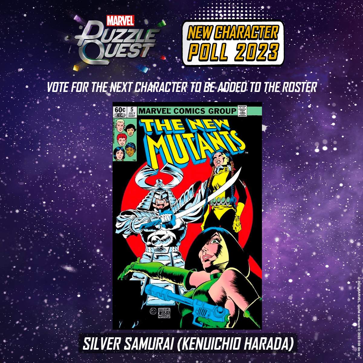 MARVEL Puzzle Quest Silver Samurai (Kenuichio Harada)