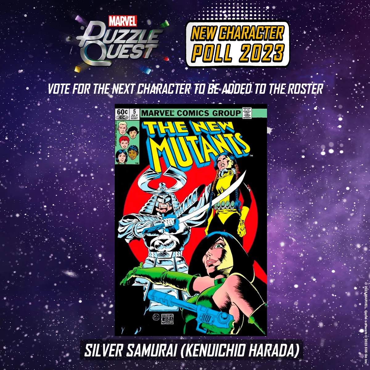 MARVEL Puzzle Quest Silver Samurai (Kenuichio Harada)
