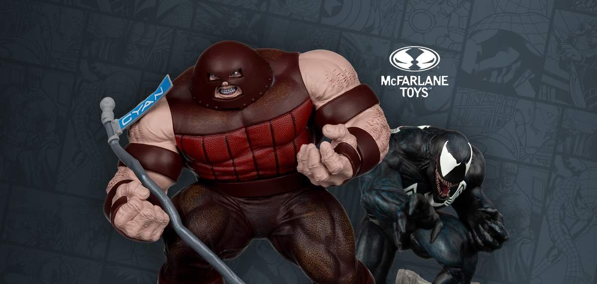 McFarlane Toys statues of Juggernaut and Venom